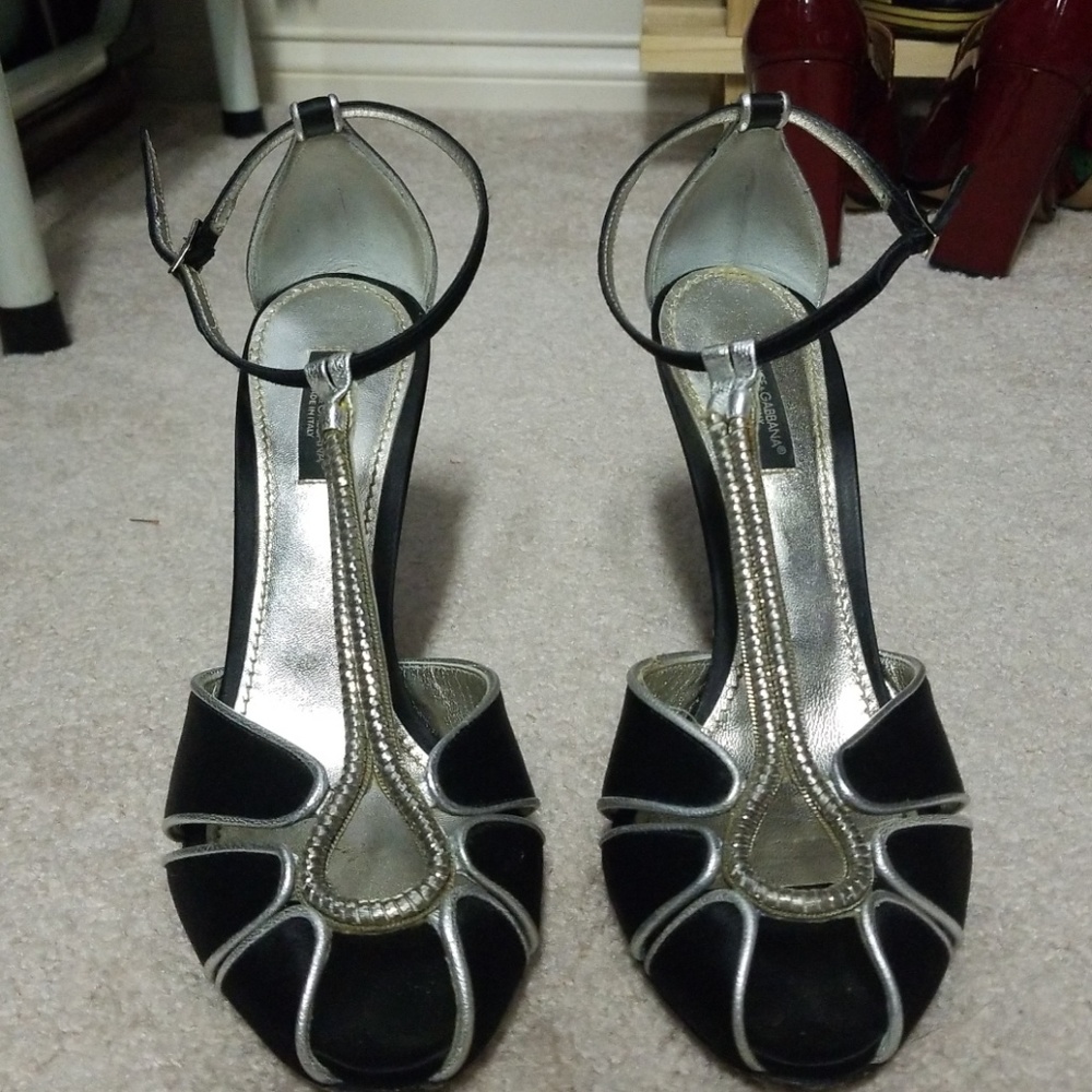 Dolce & Gabbana t-strap heels